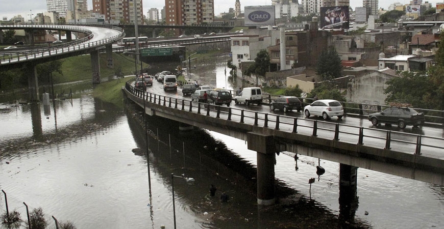 18 09 11 OP Seguimos ignorando las catástrofes climáticas 4 Inundación en zona urbana de la ciudad de Buenos Aires