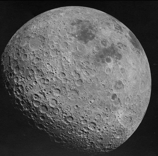 19 01 22 OP La nave china Change 4 ha llegado a la cara oculta de la Luna 1 Cara oculta de la Luna fotografiada por la misión Apolo 16