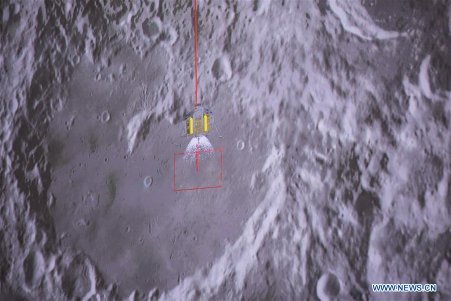 19 01 22 OP La nave china Change 4 ha llegado a la cara oculta de la Luna 3 Cráter Von Kármán