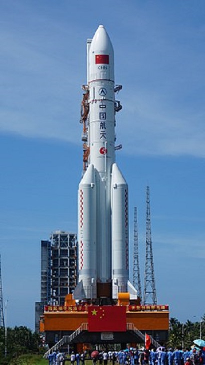 19 01 22 OP La nave china Change 4 ha llegado a la cara oculta de la Luna 5 Cohete portador Long March 3B