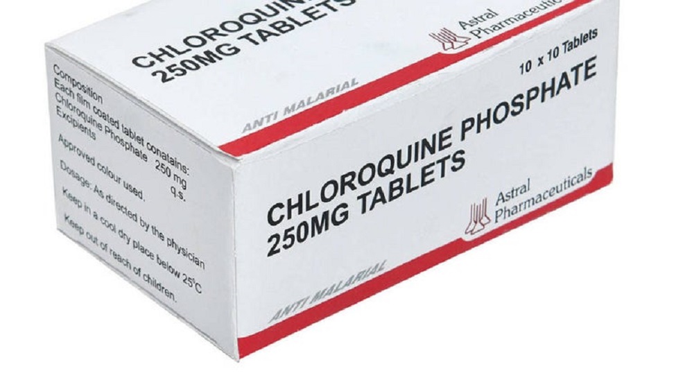 20 05 28 OP La OMS suspende los ensayos de hidroxicloroquina 1 Caja del medicamento Cloroquina