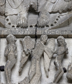 22 06 24 PGD Curiosidade sobre los dramas litúrgicos 2 Detalle del tímpano del Juicio Final de Saint Lazare